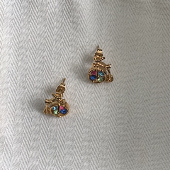 Anthropologie Bicycle Earrings - Picture 2 of 3